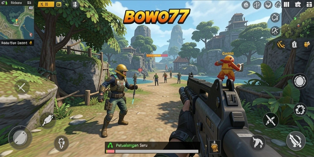 Tampilan gameplay BOWO77 yang menegangkan dan interaktif.