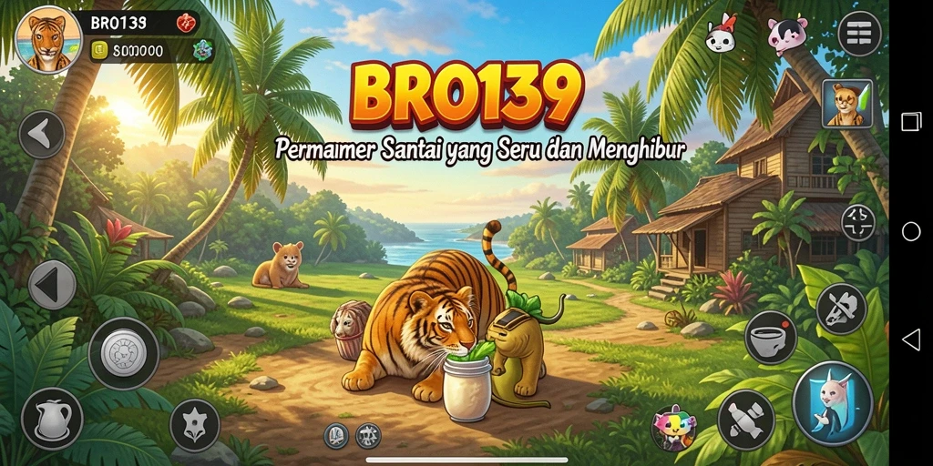 Tampilan gameplay menarik dari BRO138 yang penuh warna.
