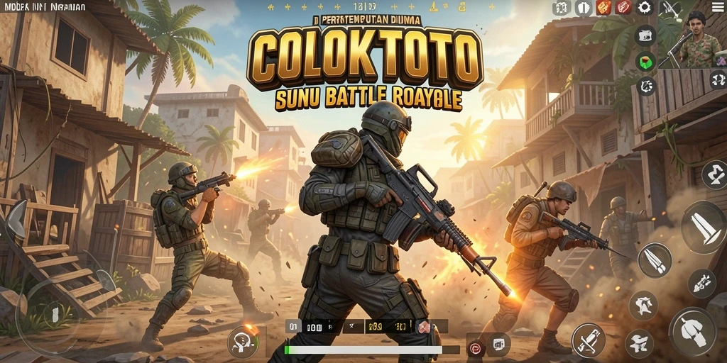 Gameplay mendebarkan di dunia Battle Royale COLOKTOTO.