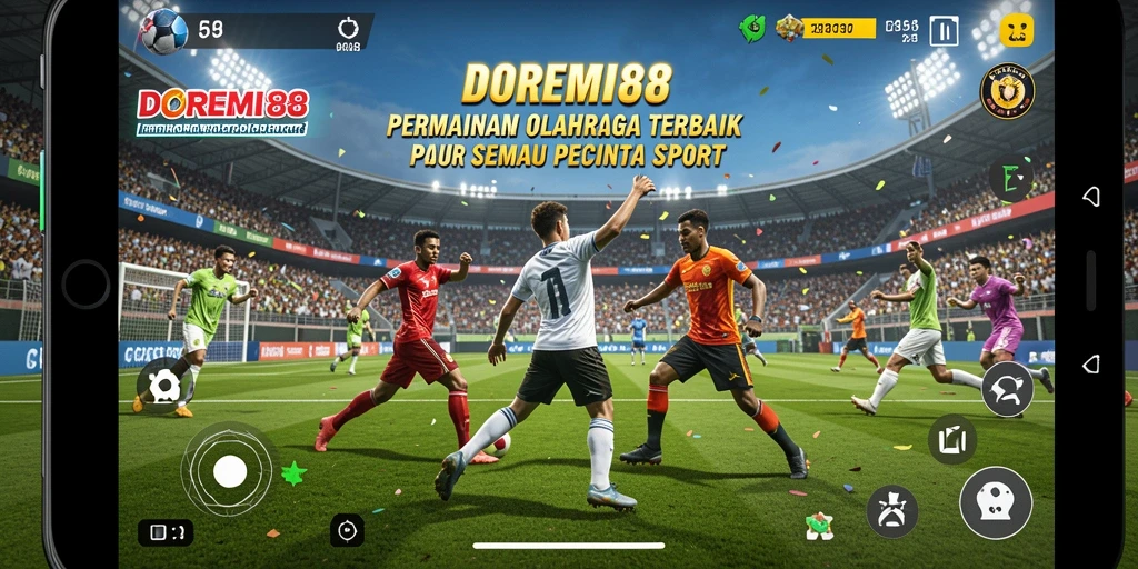 Screenshot DOREMI88 menampilkan gameplay seru dalam dunia olahraga yang mendebarkan.