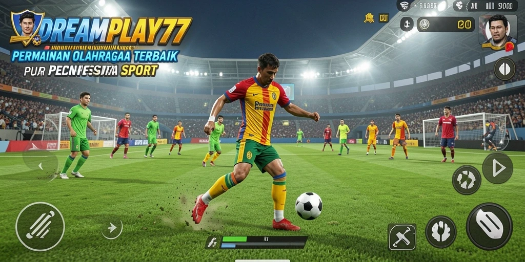 Tampilan gameplay yang epik dalam DREAMPLAY77 dengan atmosfer kompetitif.