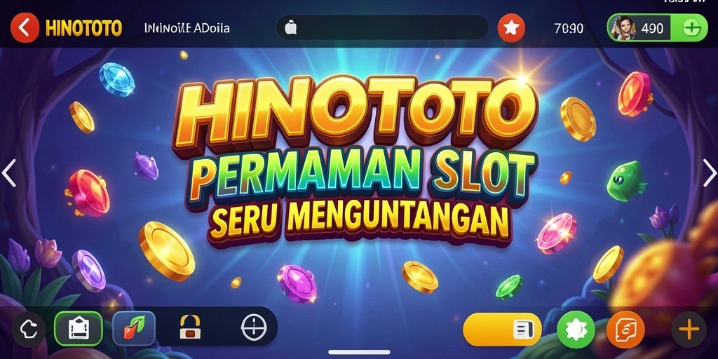 Screenshot game HINOTOTO menunjukkan aksi Slot yang mendebarkan.