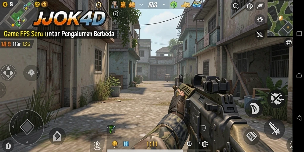 Tampilan menegangkan dari gameplay FPS JOKO4D yang penuh aksi.