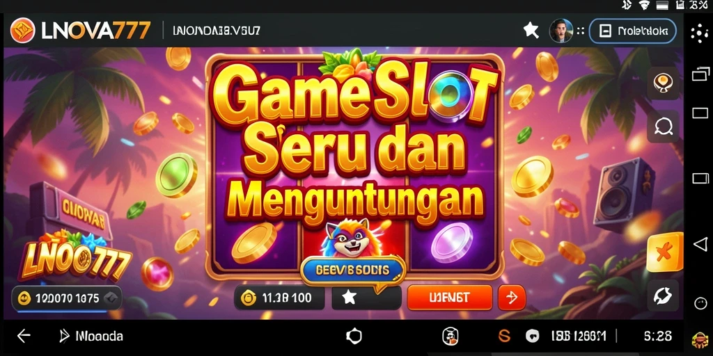 Tampilan gameplay LNOVA777 yang seru dan mengasyikkan.