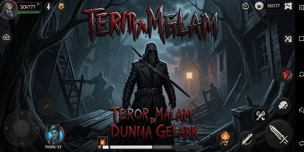 Tangkapan layar gameplay SOV777 dengan suasana horror yang mencekam.